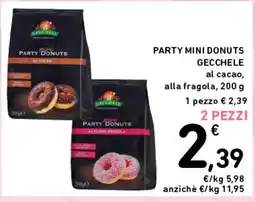 Spazio Conad Party mini donuts Gecchele offerta