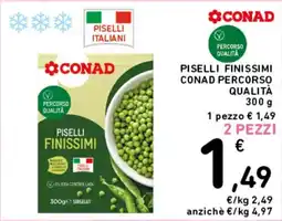 Spazio Conad Piselli Finissimi CONAD offerta