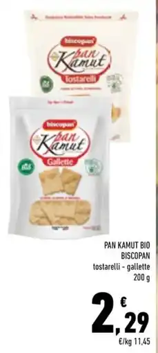Conad City Pan Kamut Bio Biscopan offerta
