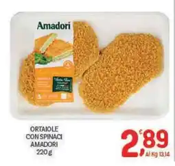 Crai Ortaiole con spinaci Amadori offerta