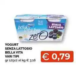 Mercatò Local YOGURT SENZA LATTOSIO BELLA VITA offerta