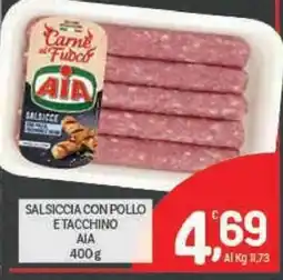 Crai Salsiccia con pollo e tacchino AIA offerta
