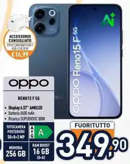 Unieuro oppo RENO15 F 5G offerta