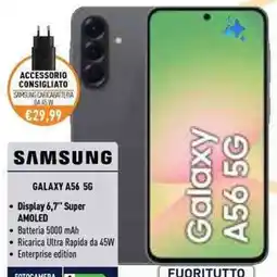 Unieuro SAMSUNG GALAXY A56 5G offerta