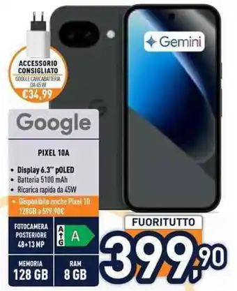 Unieuro Google PIXEL 10A offerta
