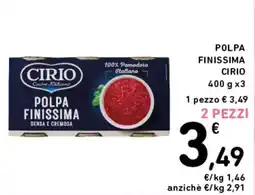 Spazio Conad Polpa Finissima Cirio offerta