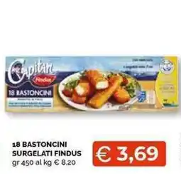 Mercatò Local Capitan Findus 18 Bastoncini offerta