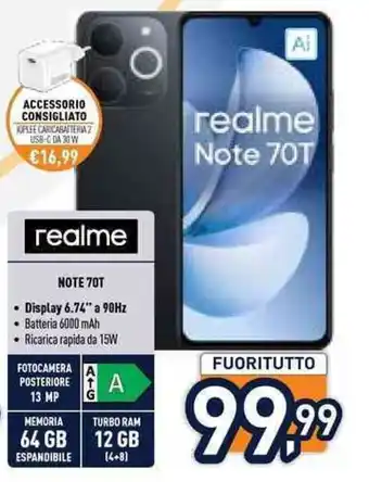 Realme Note 70T