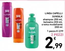 Spazio Conad LINEA CAPELLI SUNSILK offerta
