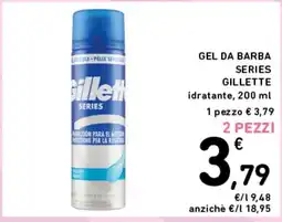 Spazio Conad Gel da barba Gillette Series offerta