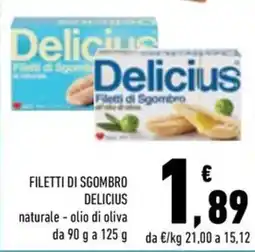 Conad City Filetti di Sgombro Delicius offerta