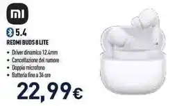 Unieuro REDMI BUDS 8 LITE offerta