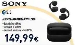 Unieuro SONY AURICOLARI OPEN EAR WF-LC900 offerta