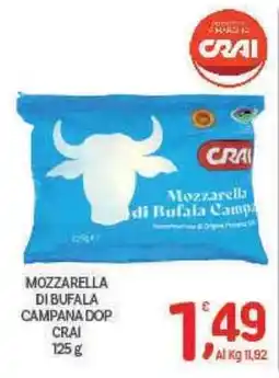 Crai Mozzarella di Bufala Campana DOP CRAI offerta