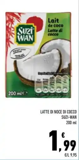 Conad City Latte di noce di cocco Suzi-Wan offerta