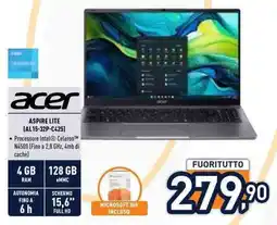 Unieuro Acer Aspire Lite offerta