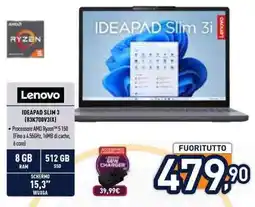 Unieuro Lenovo IDEAPAD SLIM (83K700V31X) offerta