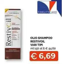 Mercatò Local Olio Shampoo Restivoil offerta