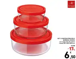 Spazio Conad SET 3 CONTENITORI GELO BORMIOLI ROCCO offerta