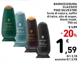 Spazio Conad Bagnoschiuma Pino Silvestre offerta