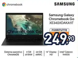 Unieuro Samsung Galaxy Chromebook Go offerta