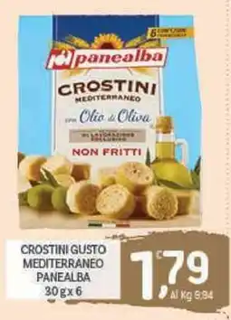 Crai Crostini Gusto Mediterraneo Panealba offerta