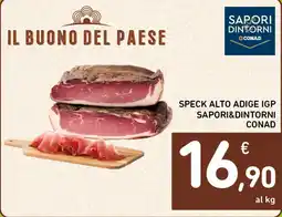 Spazio Conad Speck Alto Adige IGP offerta