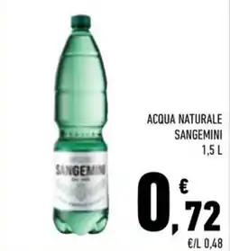 Conad City Acqua naturale Sangemini offerta