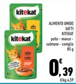 Conad City ALIMENTO UMIDO GATTI KITEKAT offerta
