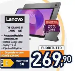 Unieuro Lenovo TAB IDEA PAD 11 offerta