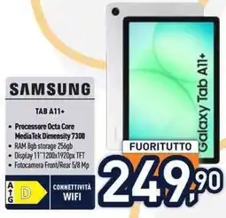 Unieuro SAMSUNG TAB A11+ offerta