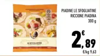 Conad City PIADINE LE SFOGLIATINE RICCIONE PIADINA offerta