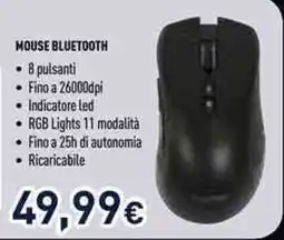 Unieuro MOUSE BLUETOOTH offerta
