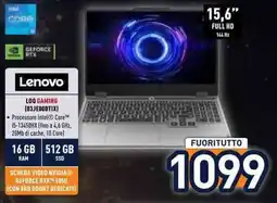 Unieuro Lenovo LOQ GAMING offerta