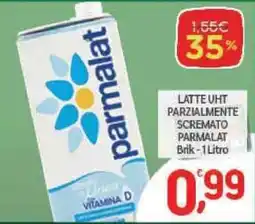 Crai LATTE UHT PARZIALMENTE SCREMATO PARMALAT offerta
