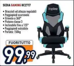 Unieuro Sedia Gaming HC2717 ioplee offerta