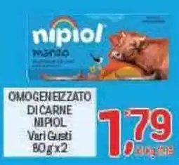 Crai OMOGENEIZZATO DI CARNE NIPIOl offerta