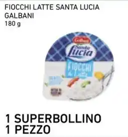 Conad City Fiocchi latte Santa Lucia Galbani offerta