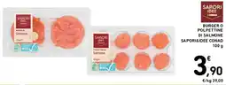 Spazio Conad Burger o polpettine di salmone Saporidee Conad offerta