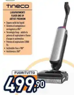 Unieuro Tineco Lavapavimenti Floor One S9 Artist Premium offerta
