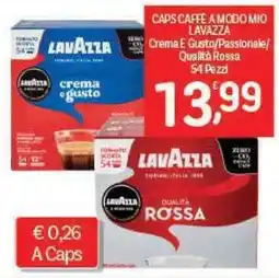 Crai CAPS CAFFÈ A MODO MIO LAVAZZA offerta