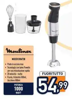 Unieuro Moulinex MIXER DD6738 offerta