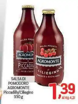 Crai Salsa di pomodoro Agromonte Piccadilly/Ciliegino offerta