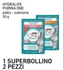 Conad City Hydralife purina one pollo, salmone offerta