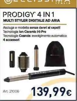 Unieuro PRODIGY 4 IN 1 MULTI STYLER DIGITALE AD ARIA offerta
