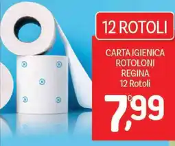 Crai Carta Igienica Rotoloni Regina offerta