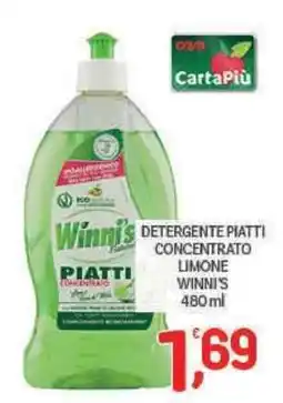 Crai Detergente piatti concentrato limone Winni's offerta