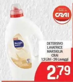 Crai Detersivo Lavatrice Marsiglia Crai offerta