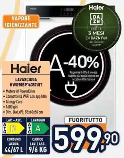 Unieuro Haier Lavasciuga HWD90BP16357UIT offerta