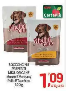 Crai Bocconcini Preferiti Miglior Cane offerta